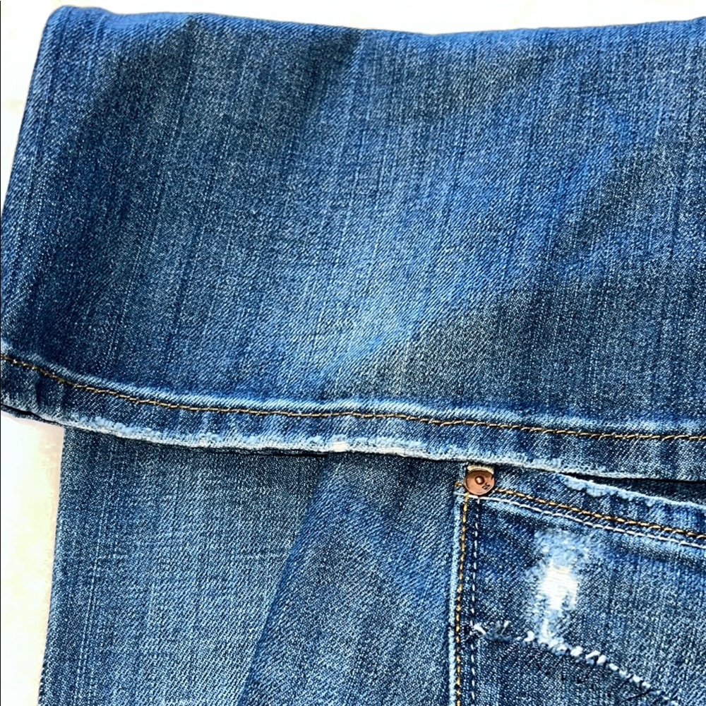 NWT Joe’s Jeans The Honey Curvy Booty Fit Shae Distressed Flare Denim Blue 29X34 - Picture 11 of 16